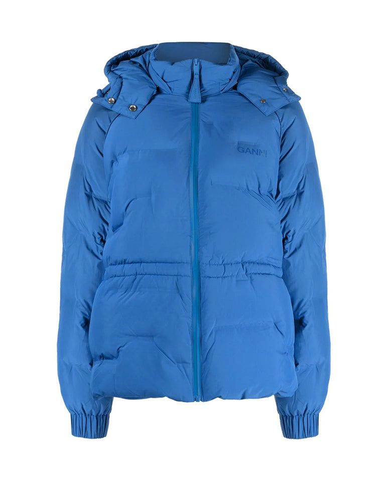 Soft Puffer Short Raglan Bright Cobalt