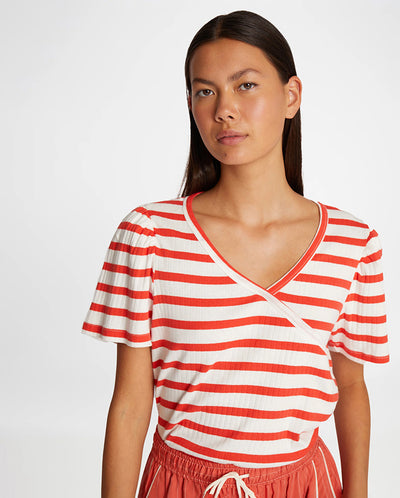 Ute Stripe Tee Red Stripe