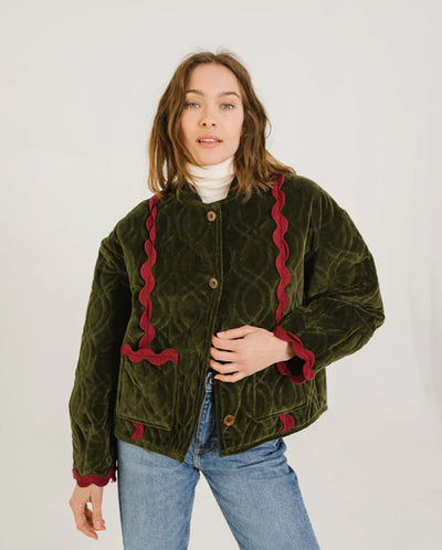 JAY ZEPHYR Embroidered Jacket - Green
