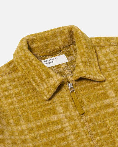 ZIP UNIFORM JACKET - YELLOW