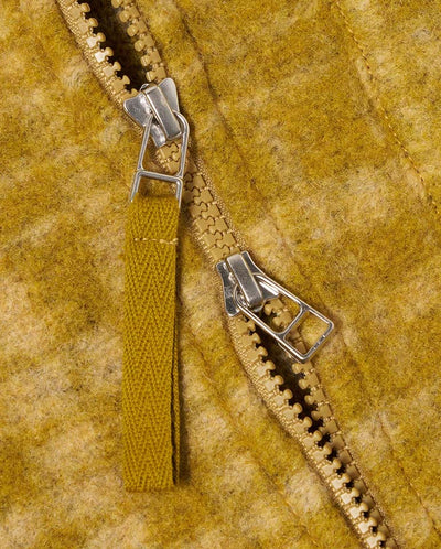 ZIP UNIFORM JACKET - YELLOW