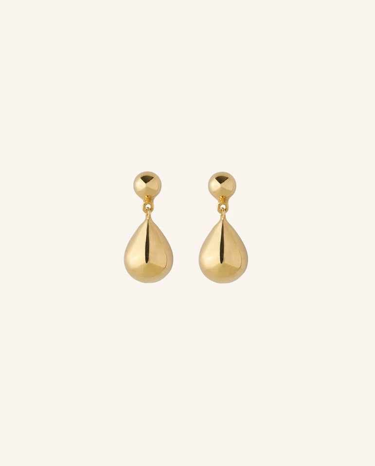 Driplet Earrings Gold