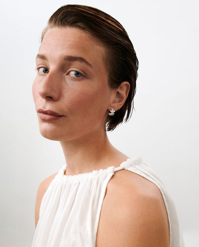 Wild Poppy Hoops SILVER