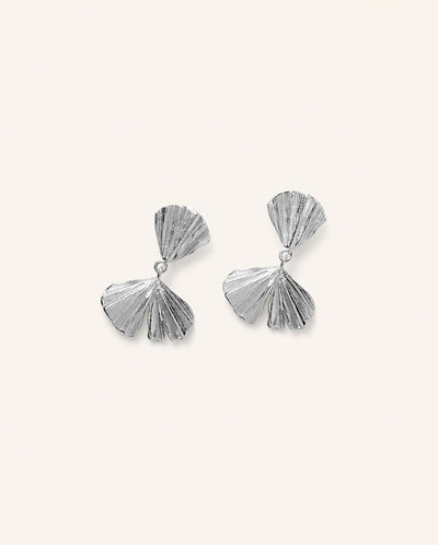 Autumn Leaf Earrings SILVER