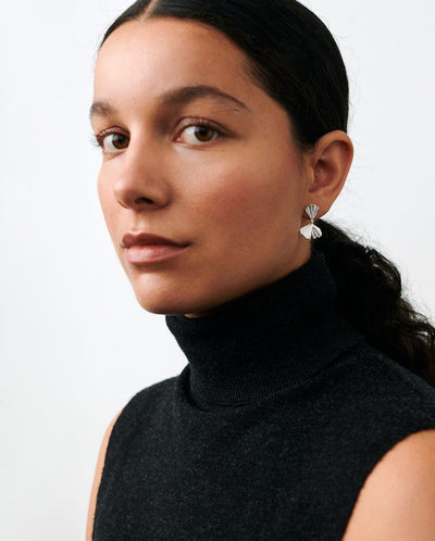 Autumn Leaf Earrings SILVER