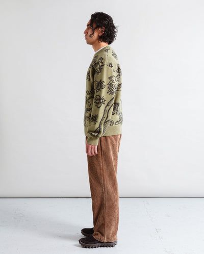 Cord Barrow Trouser - Brown