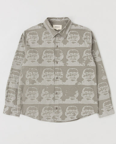 Reverse Tweed snow Check Shirt