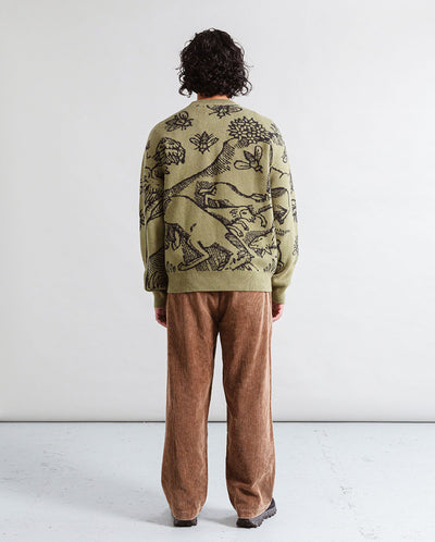 Cord Barrow Trouser - Brown