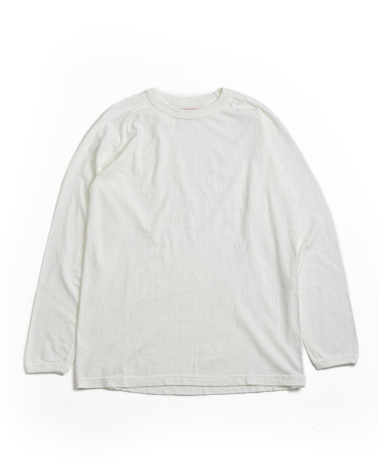 Haleiwa Long Sleeve Tee Off White