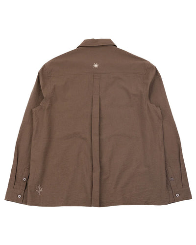 NEWELL SHIRT - COFFEE BROWN