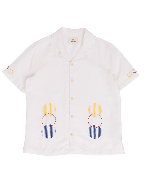 Soft Collar Shirt Ecru Sun - Damien Poulain