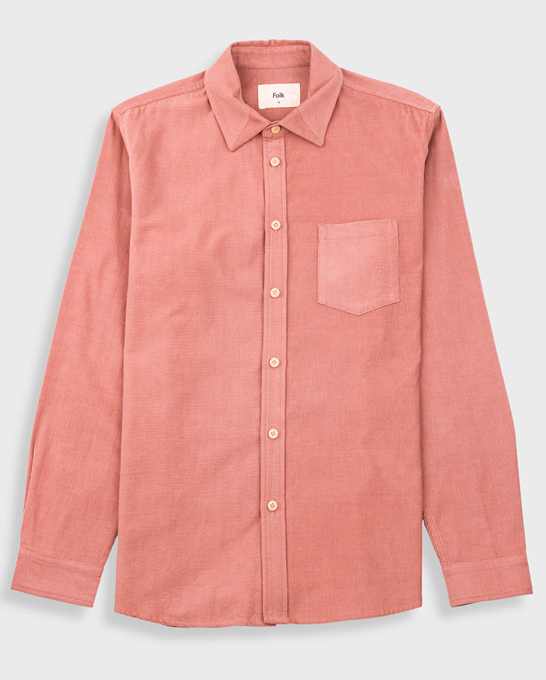 Direction Babycord Shirt - Dusty Pink