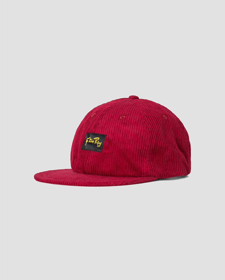 Stan Ball Cap Cranberry Cord