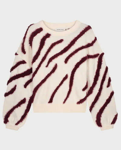 Zebra Pullover - Cosy White