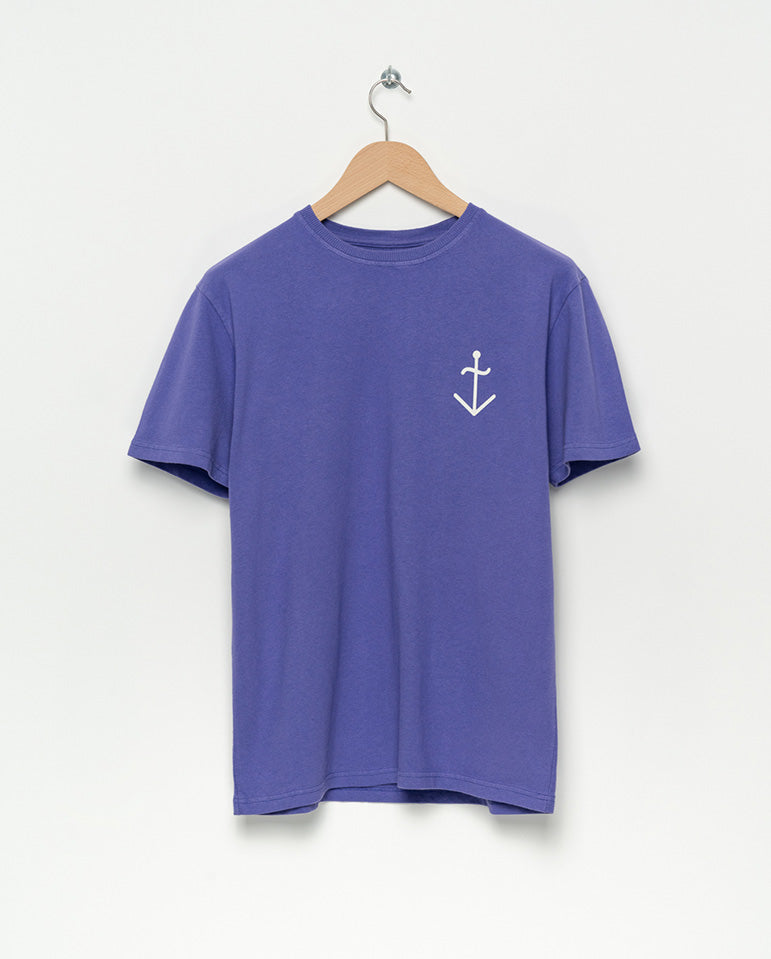 Dantas Logo Tee Liberty Purple / Ecru