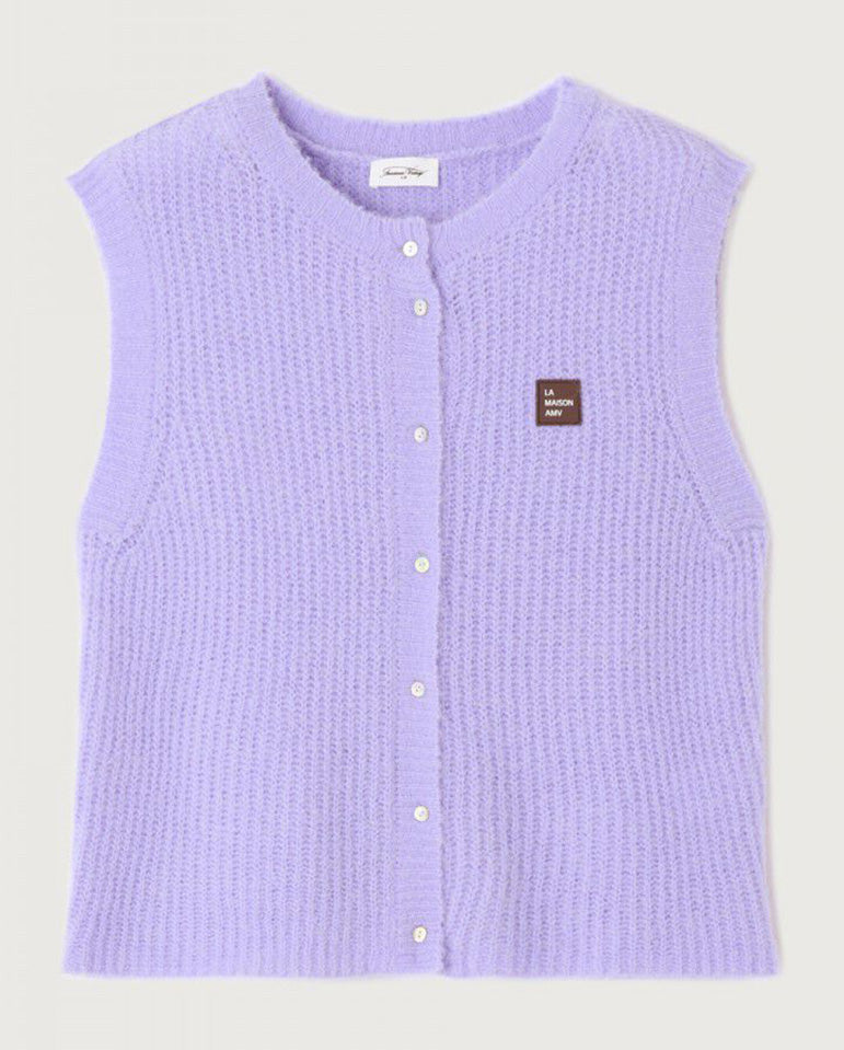 East Gilet - Lavender Pastel