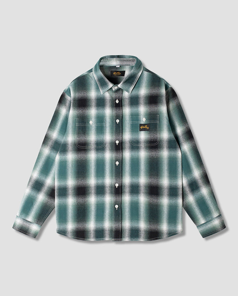 Pine Plaid Flannel Shirt Pine Green Plaid