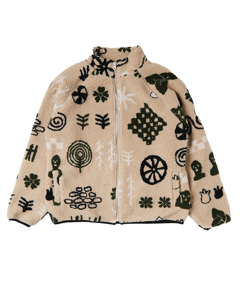 Herdsman Fleece Ecru Print