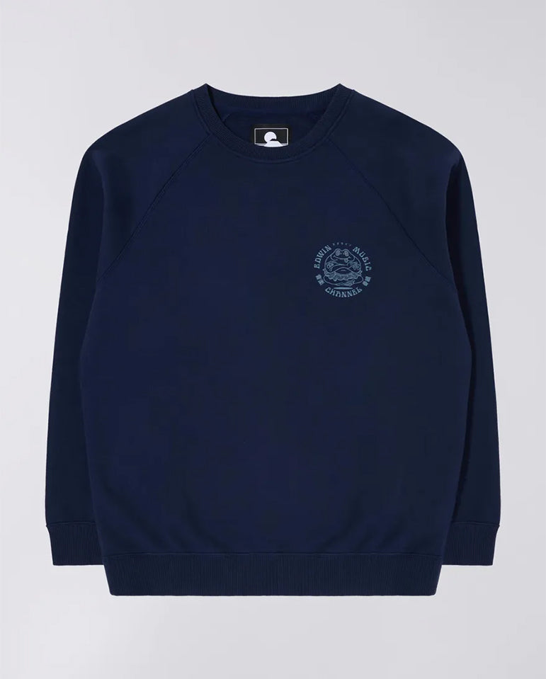 Music Channel Sweat Maritime Blue