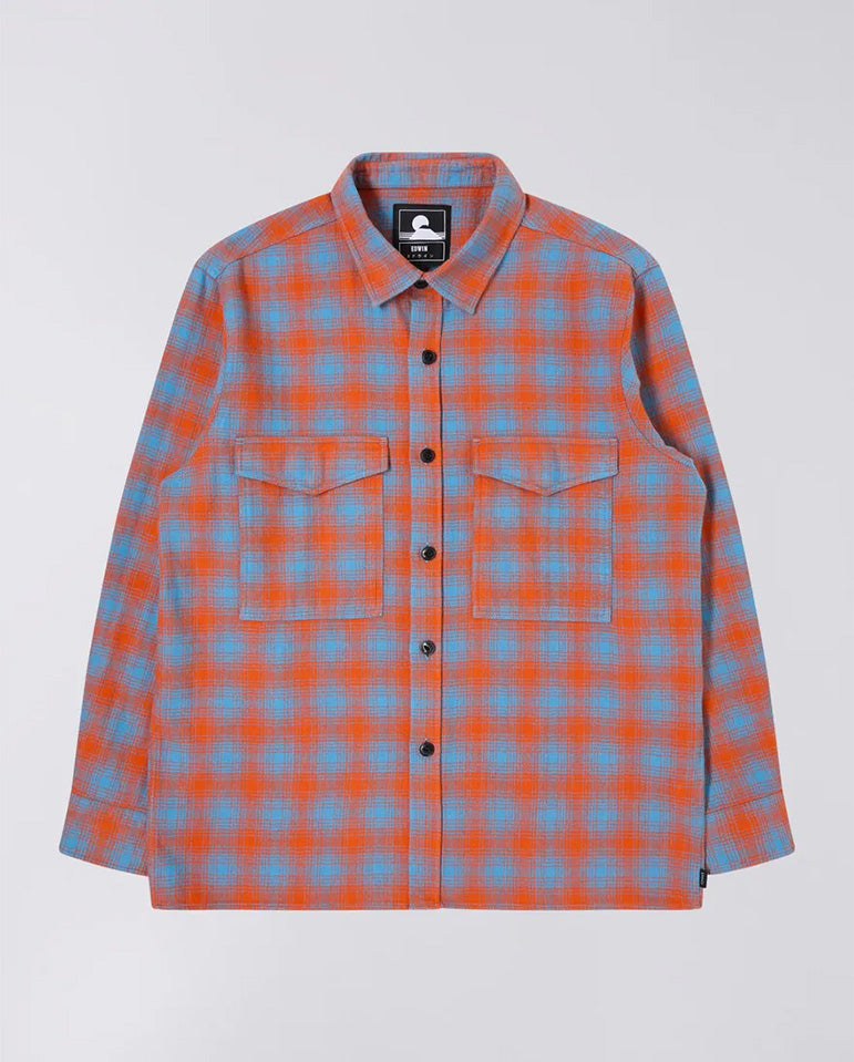 Big Shirt Parisian Blue / Tangerine