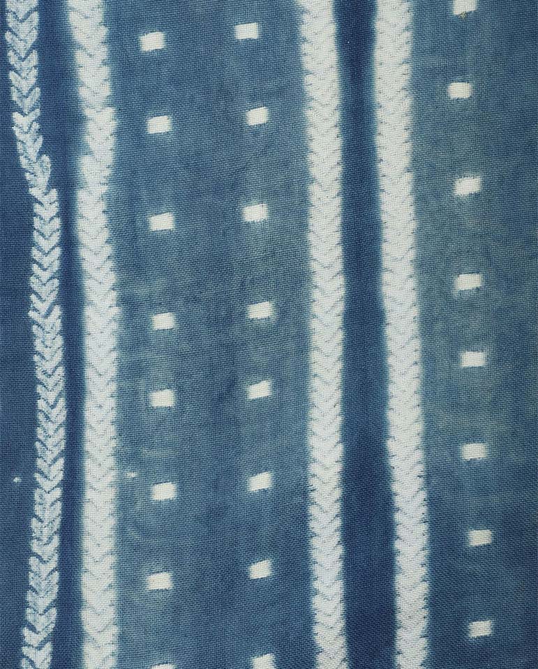 Shibori Handloom Scarf GREEN