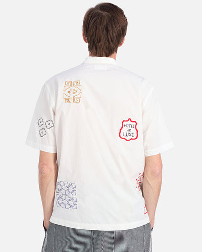 Minari embroidered Shirt - Ecru