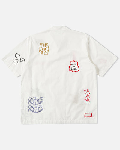 Minari embroidered Shirt - Ecru