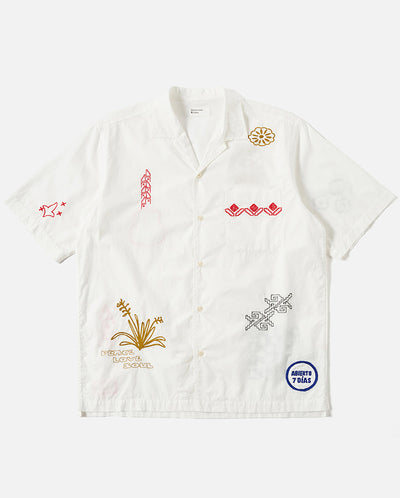 Minari embroidered Shirt - Ecru