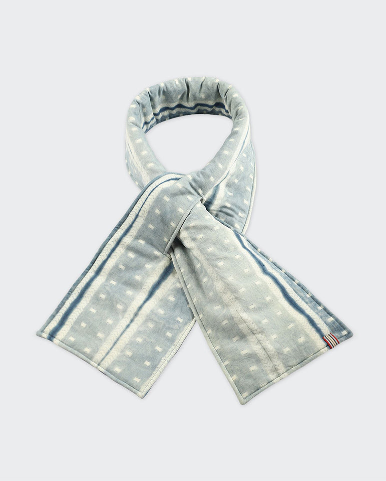 Shibori Handloom Scarf INDIGO