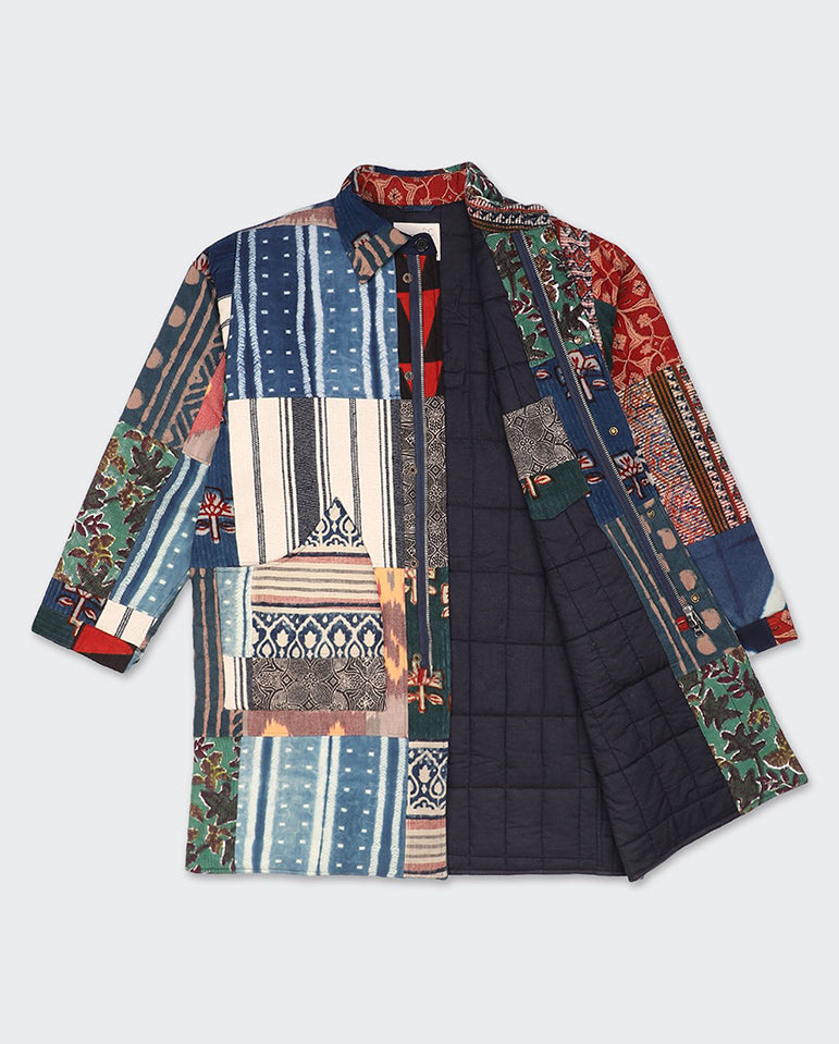 Santos Patchwork Coat MULTI