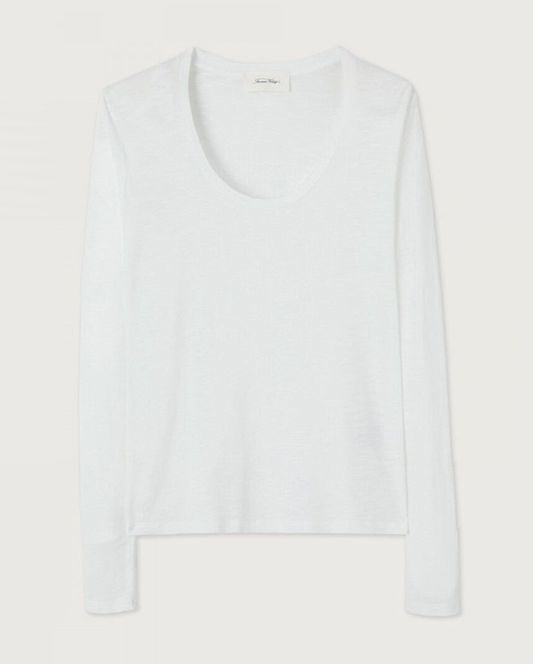 Jacksonville Scoop Neck Tee WHITE