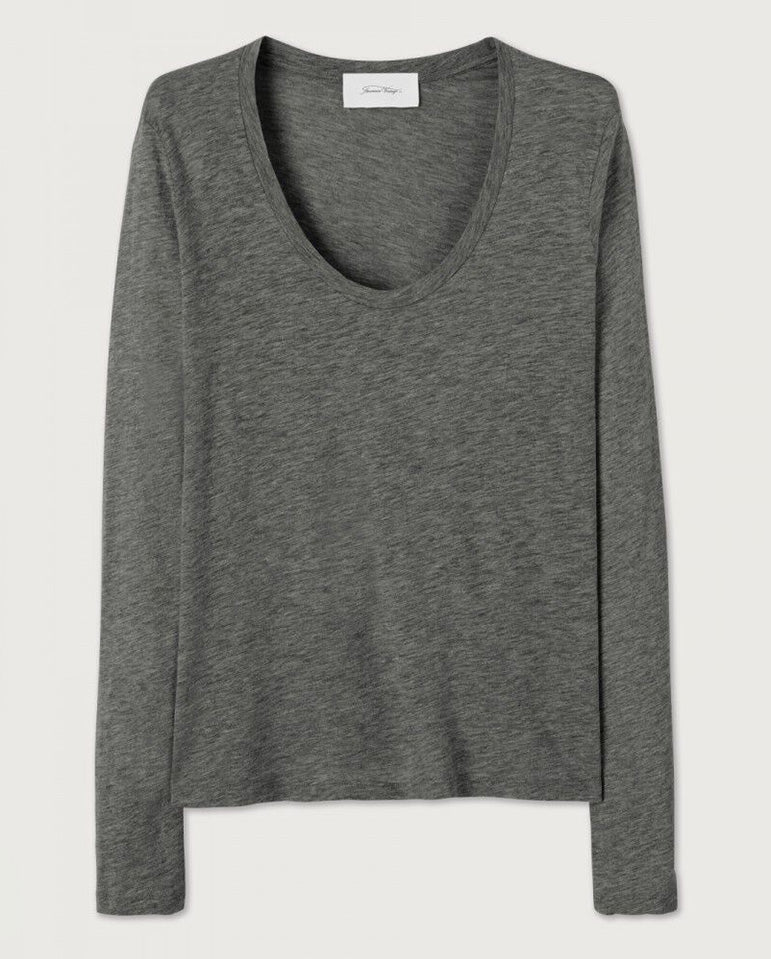 Jacksonville Scoop Neck Tee - Charcoal