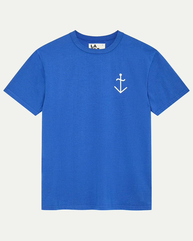 DANTAS LOGO T-SHIRT - YVES BLUE/OFF-WHITE