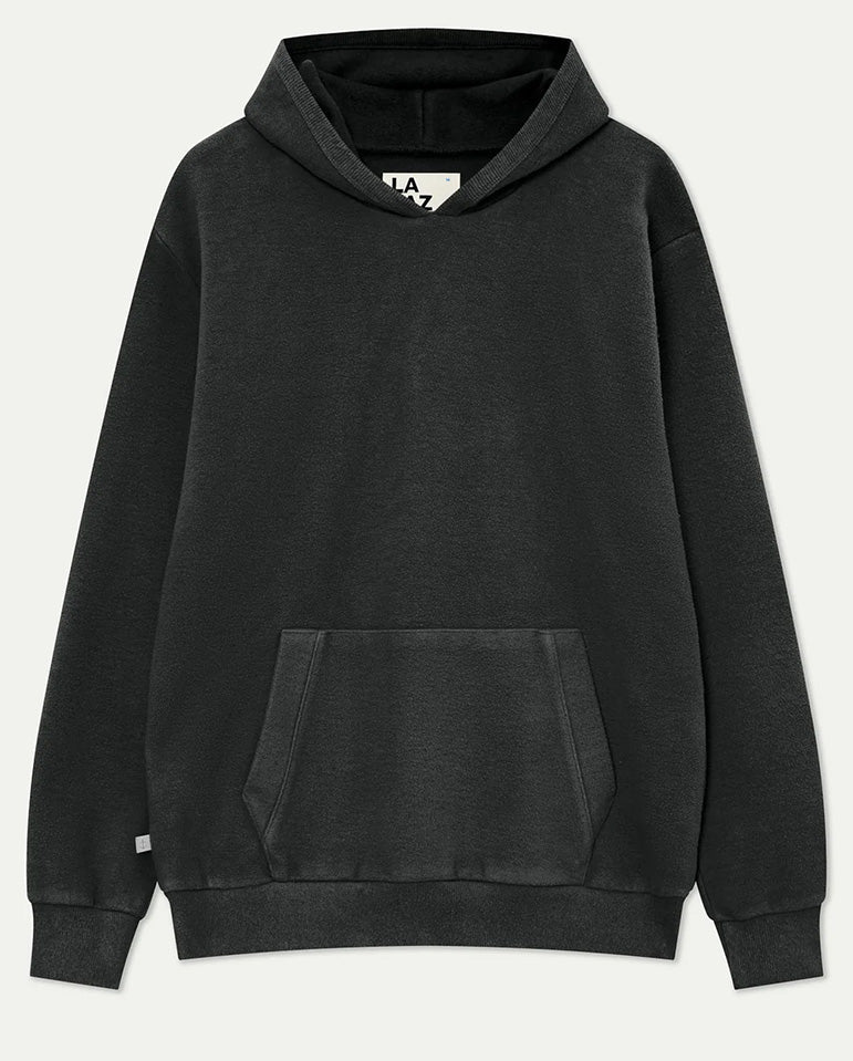 MATIAS FLEECE HOODIE - Black Sand Fleece