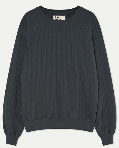 XAVIER CLASSIC SWEATSHIRT - RIBBED BLACK SAND