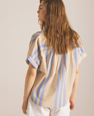 Louison Stripe Shirt Blue/pink stripe