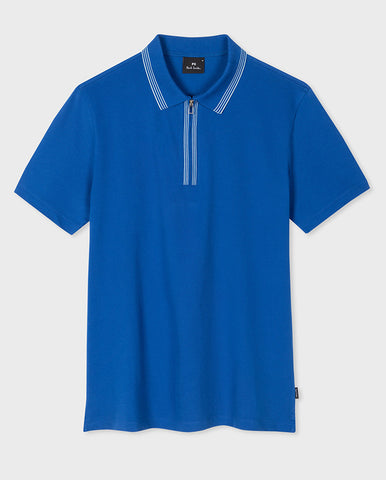 Knitted Casual Shirt Indigo Blue
