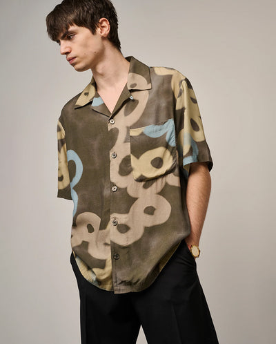 WAVE SHIRT - MARCUS JAMES ABSTRACT CIRCLES