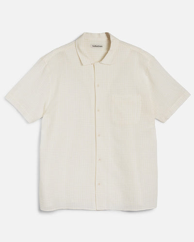 Malick Shirt - White Yellow Check