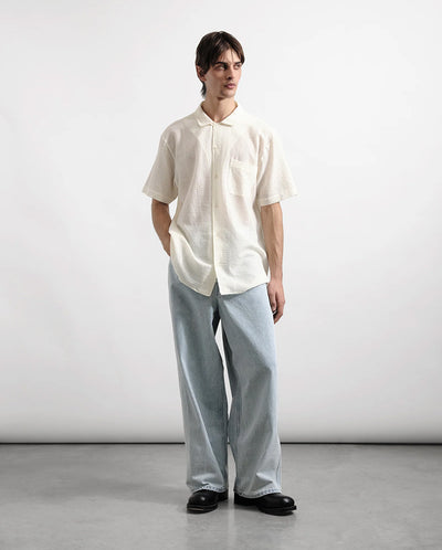 Malick Shirt - White Yellow Check