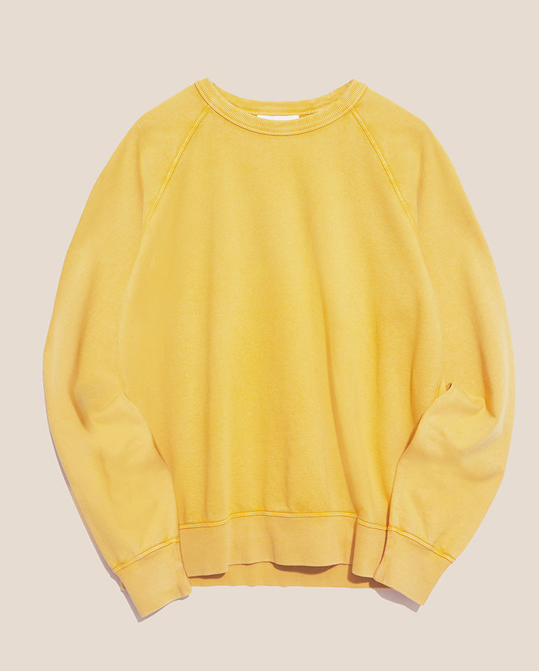 Shrank Raglan Sweat YELLOW