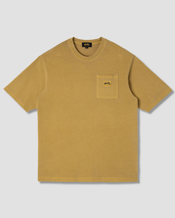 PATCH POCKET TEE - WASHED OLIVE