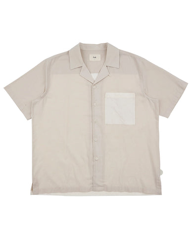 Relaxed Fit Shirt Brown Fine Stripe