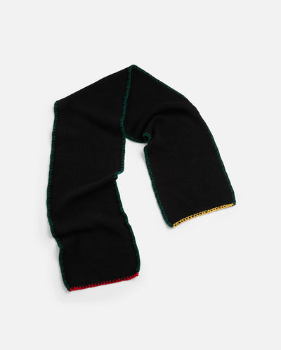Blanket stitch Scarf -Black
