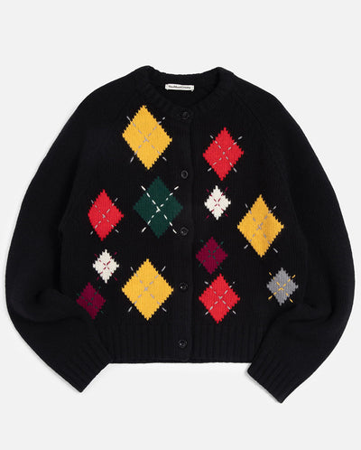 Atomic Cardigan Black/Red