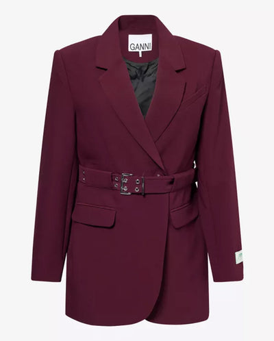 Future Twill Suiting Blazer - Port Royale