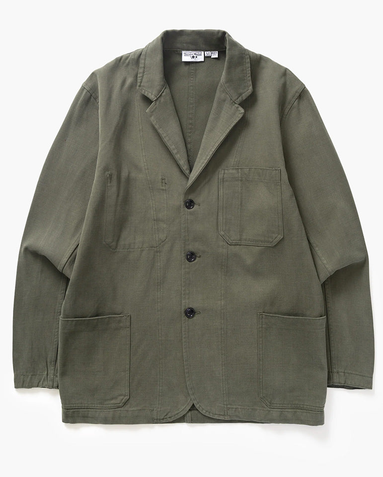 Moleskin Server Suit Jacket - Moss