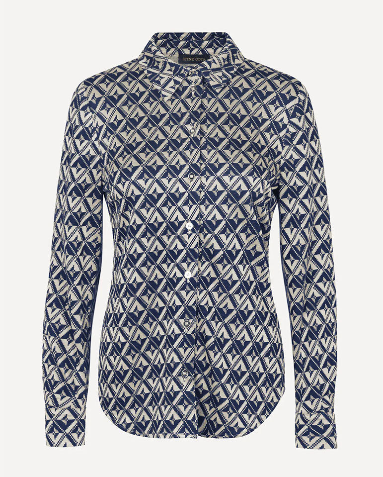 Sabina Shirt Pixelated Print