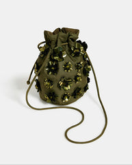 Embroidered Bucket Bag Toy soldier