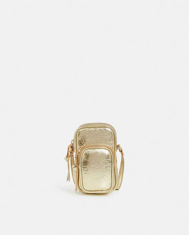Recycled tech Mini Satchel Oyster Gray